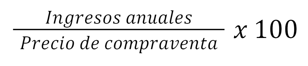 rentabilidad bruta alquiler