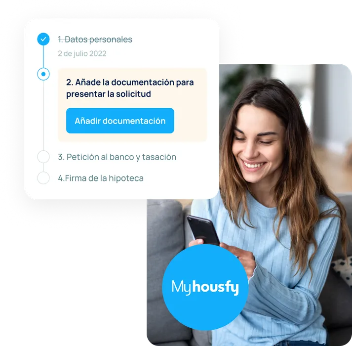 Sube documentación y accede durante todo el proceso