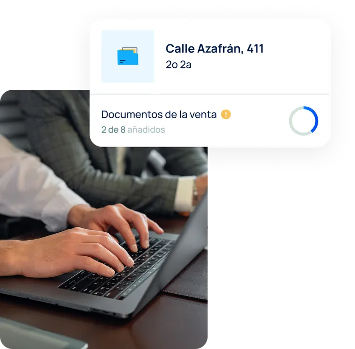 Sube documentación y accede durante todo el proceso
